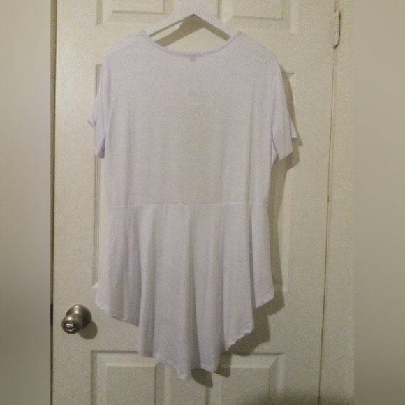 (Clearance) Top fashion white "Blessed with all the curves" top - Picture 2 of 4
